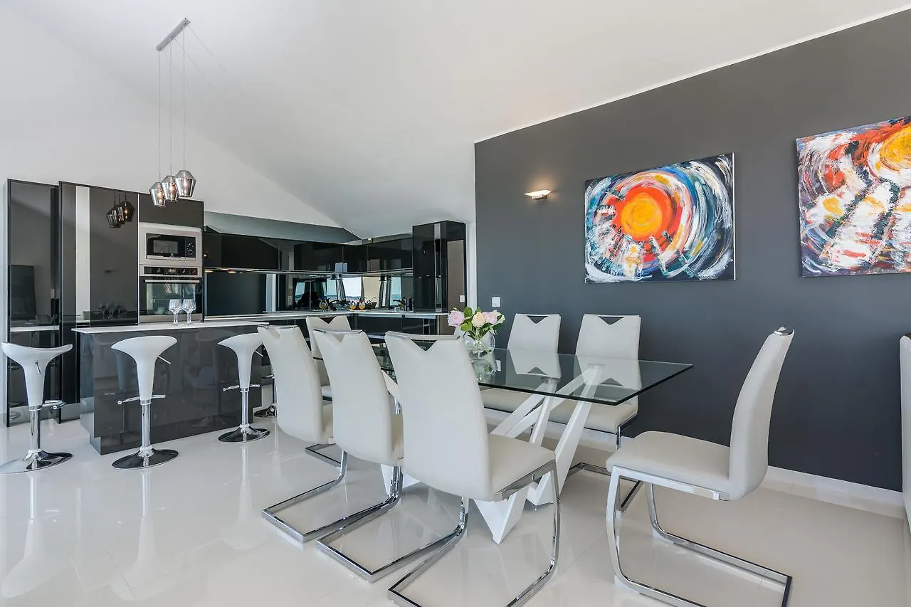 Breathtaking Sea View Luxury Penthouse Apartment Mandre Croatia