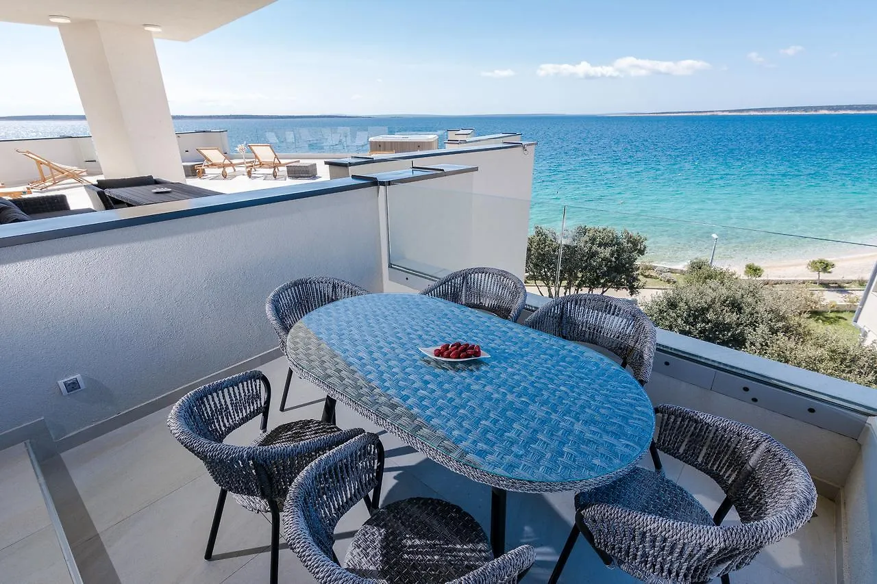 Breathtaking Sea View Luxury Penthouse Apartment Mandre Croatia